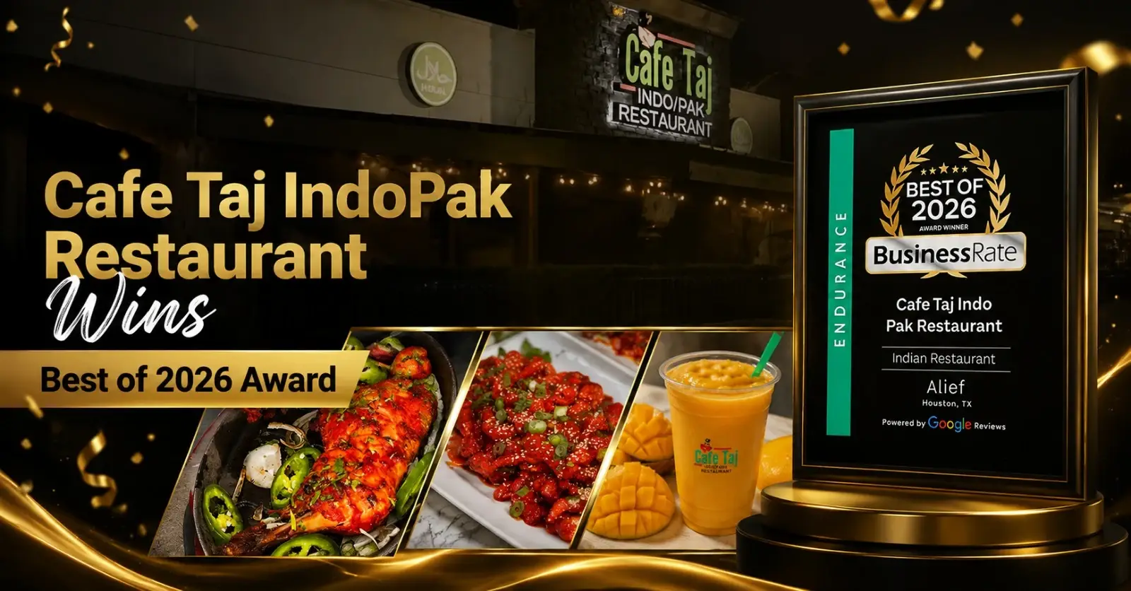 Cafe Taj Indo Pak Restaurant Wins Best of 2026 Award